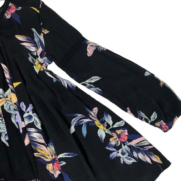 Free People Tree Swing Tropical Electric Orchid Mini Dress - Picture 8 of 15